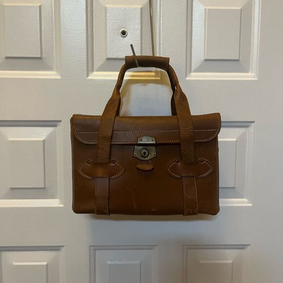 Vintage Fudo leather camera (?) padlock bag - Picture 5 of 7